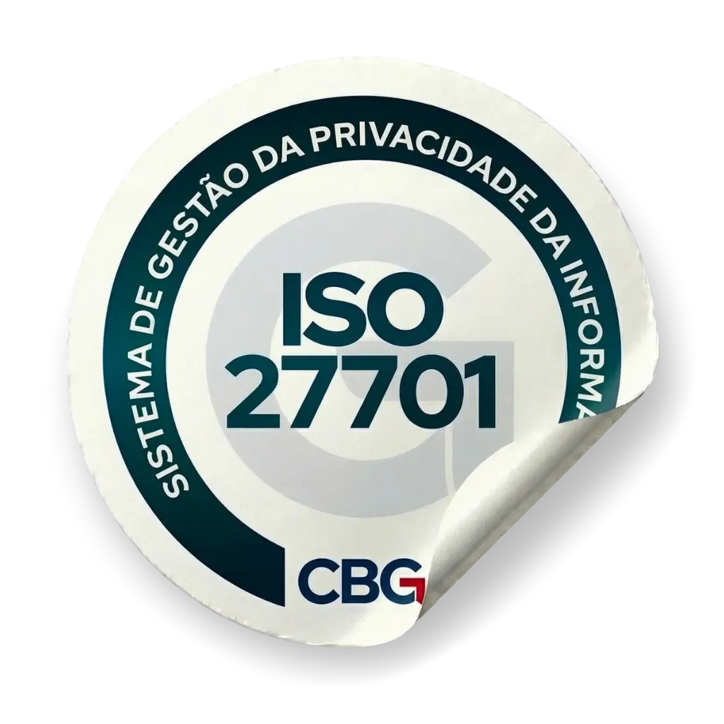 Selo de certificação ISO 27701