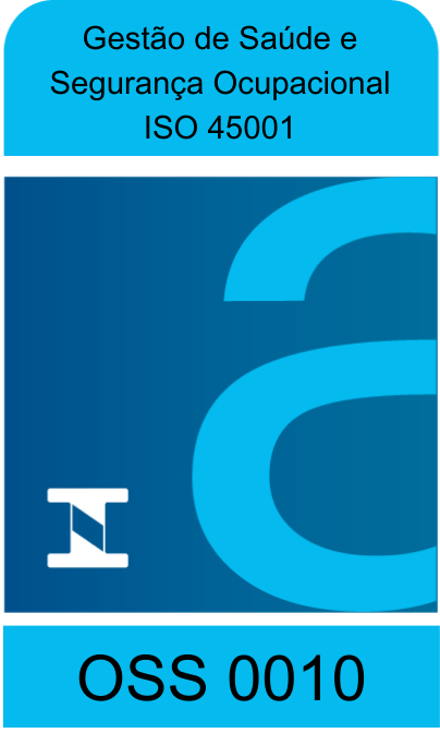 Selo de certificação ISO 45001