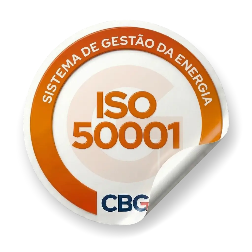 Selo de certificação ISO 50001