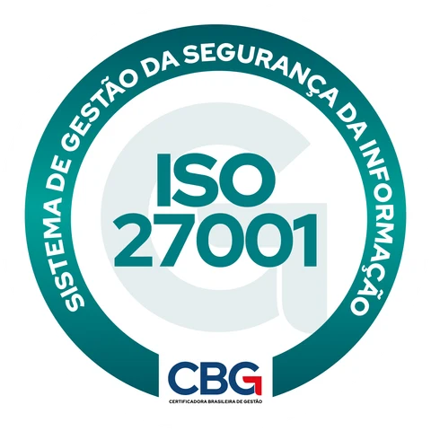 Selo de certificação ISO 27001