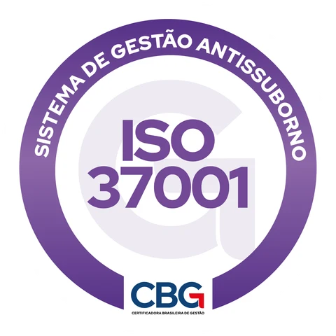 Selo de certificação ISO 37001