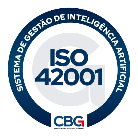 Selo de certificação ISO 42001