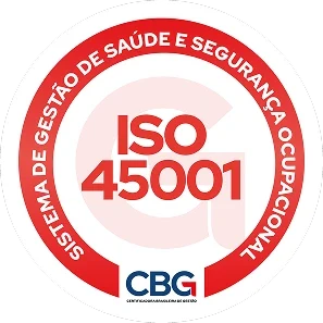 Selo de certificação ISO 45001