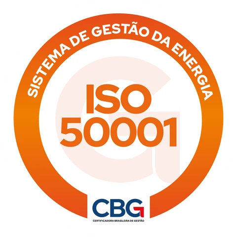 Selo de certificação ISO 50001